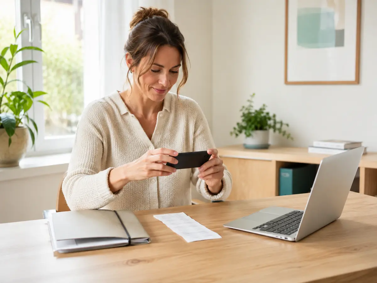 Bonnen en facturen van een kapsalon digitaal aanleveren via de Myfinance-app