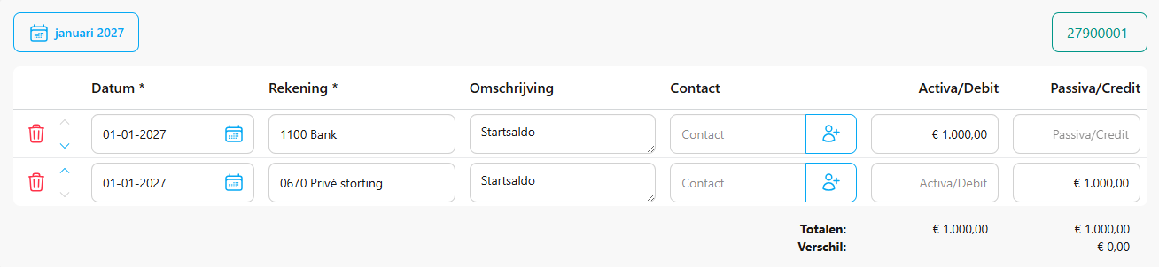 Afbeelding banksaldo aanpassen