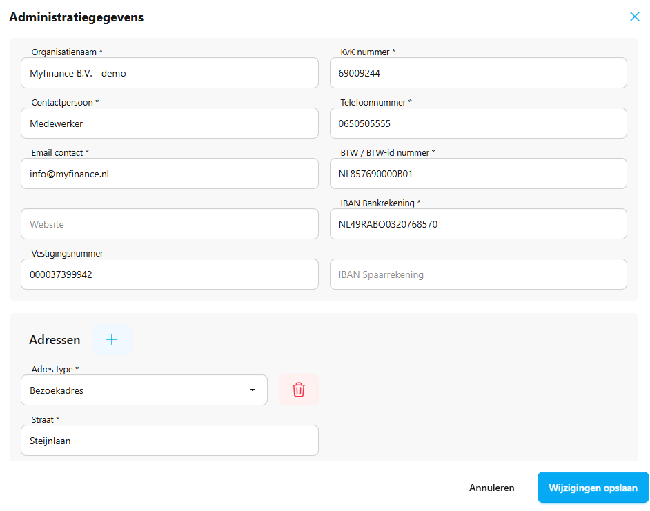 afbeelding administratiegegevens