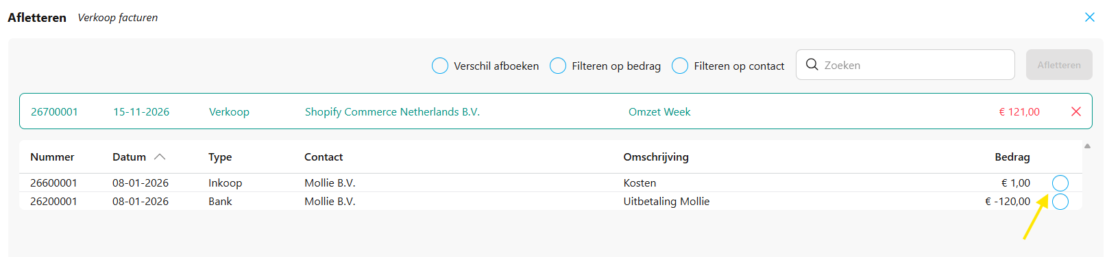 afbeelding afletteren payment provider